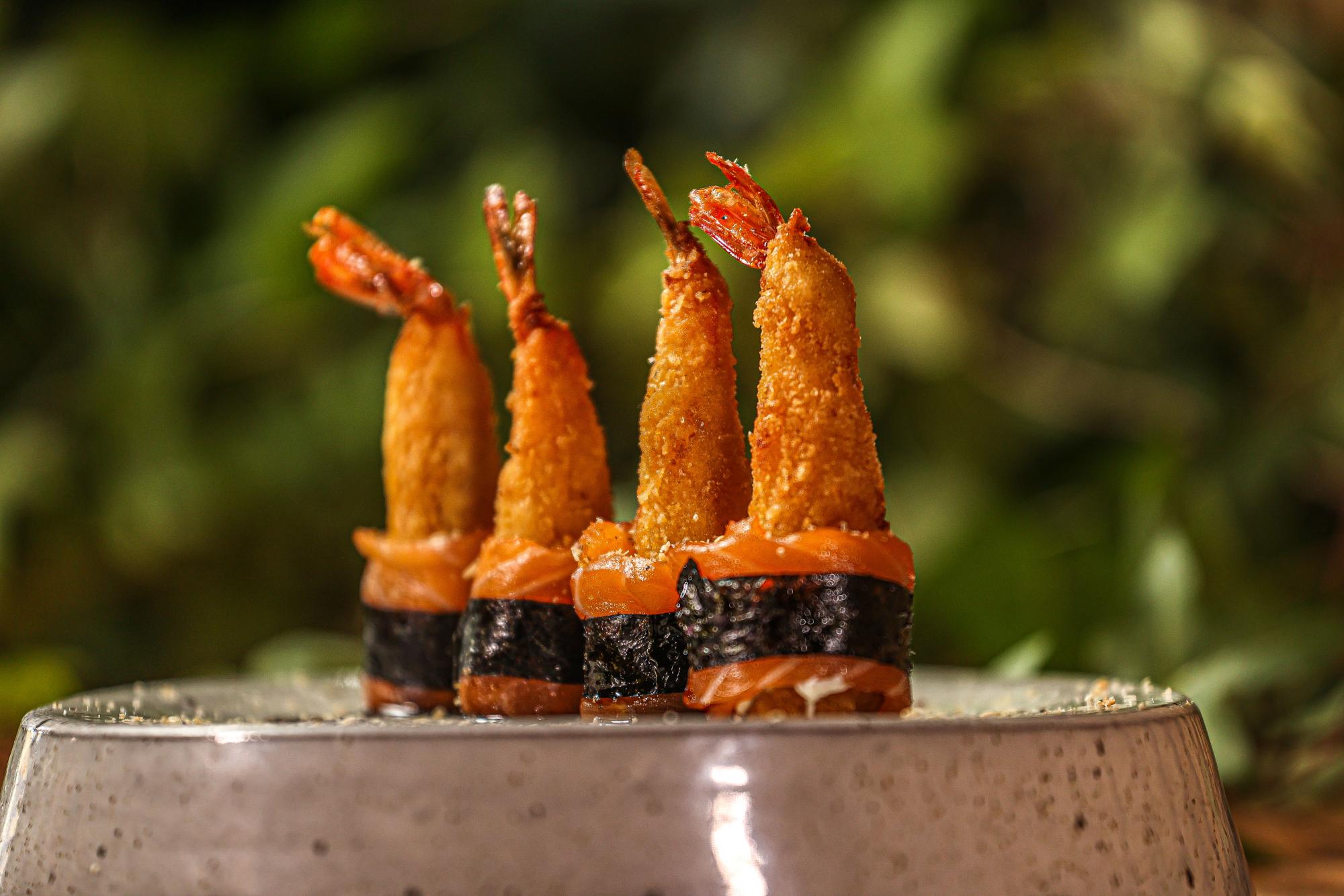 EBI SHAKE TEMPURA (4 UNIDADES)